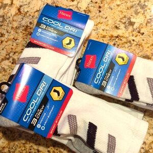 3pks Hanes Men's Socks